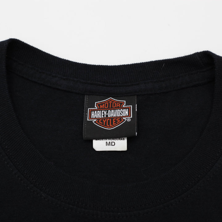 Mens Harley Davidson Graphic Logo Cotton T-Shirt Size M