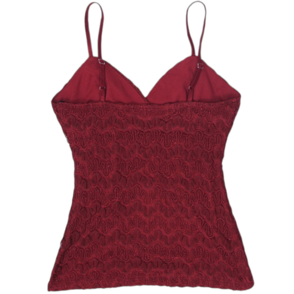 Y2K Ladies My Michelle Lace Camisole Strappy Top Size M | Migration_Y2K Tops - Side View | Fashion Rerun