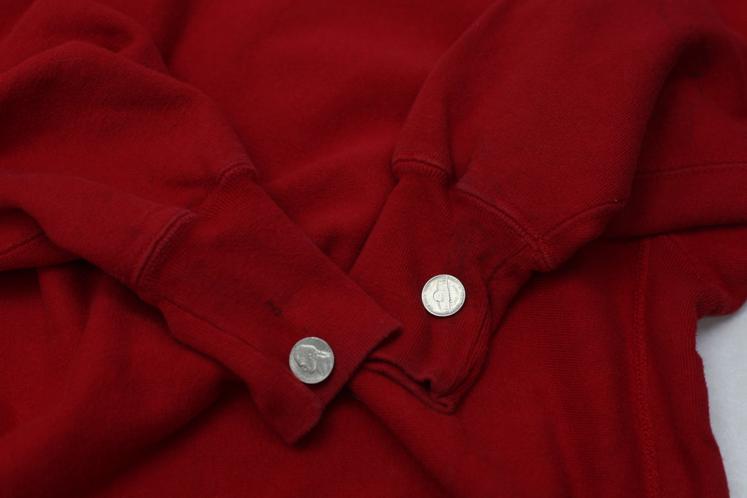 Vintage Champion Reverse Weave Red Sweatshirt | Migration_Sweatshirt JUNEEID20% - View 7 | Fashion Rerun