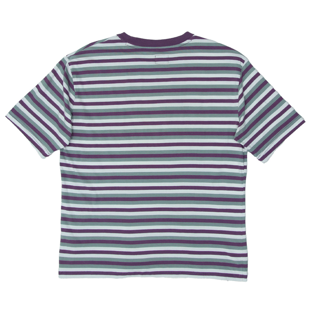 Mens Guess Embroidered Striped T-Shirt - Fashion Rerun Vintage Migration_T-Shirt