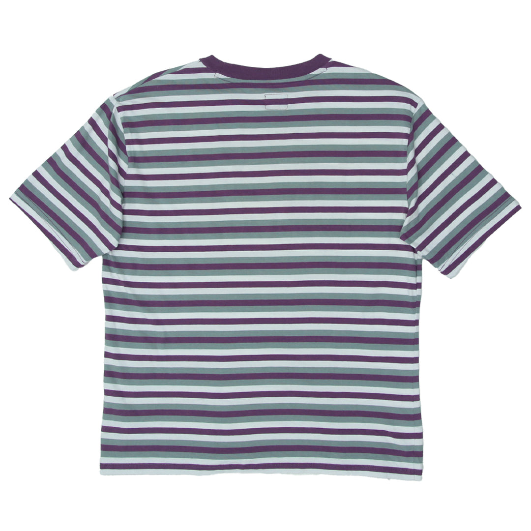 Mens Guess Embroidered Striped T-Shirt - Fashion Rerun Vintage Migration_T-Shirt