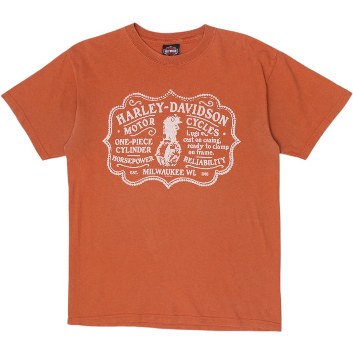 Vintage Harley Davidson Smoky Mountain US Fabric T-Shirt Size M