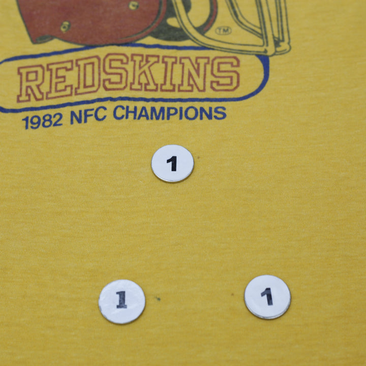 Vintage Logo 7 1982 Washington Redskins NFC Champions Super Bowl XVII S.Stitch