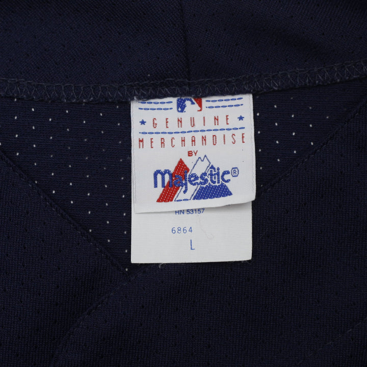 Vintage Majestic New York Yankees Baseball Navy Jersey Made In USA L | Migration_Jerseys - Back View | Fashion Rerun