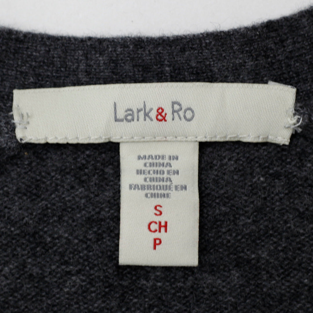 Ladies Lark & Ro 100% Cashmere Front Button Sweater