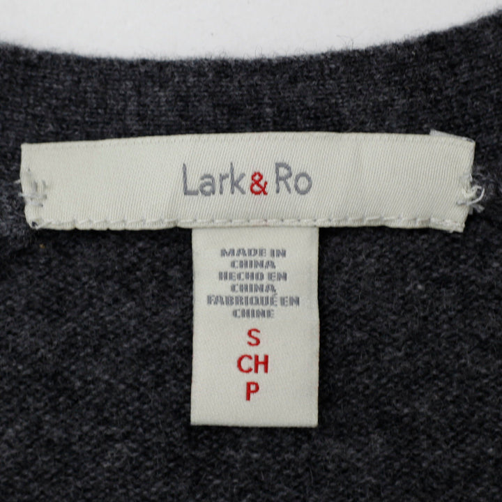 Ladies Lark & Ro 100% Cashmere Front Button Sweater