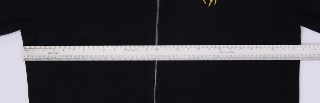 Mens Polo Ralph Lauren Hoodie Black Full Zip Embroidered Logo Size XXL