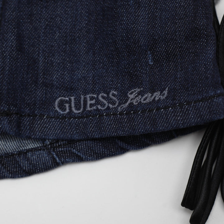 Y2K Ladies Guess Jeans Lace Corset Denim Top Size S | Migration_Y2K Tops - Alternate View | Fashion Rerun