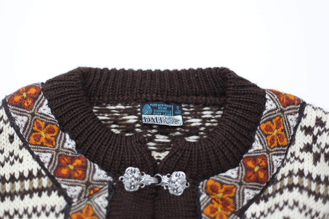 Vintage Dale Of Norway Woolen Sweater Cardigan Ladies - Migration_Jumper & Knitwear - B2G1, Category_Default Category/VINTAGE, Category_Default Category/VINTAGE/WOMEN - back view