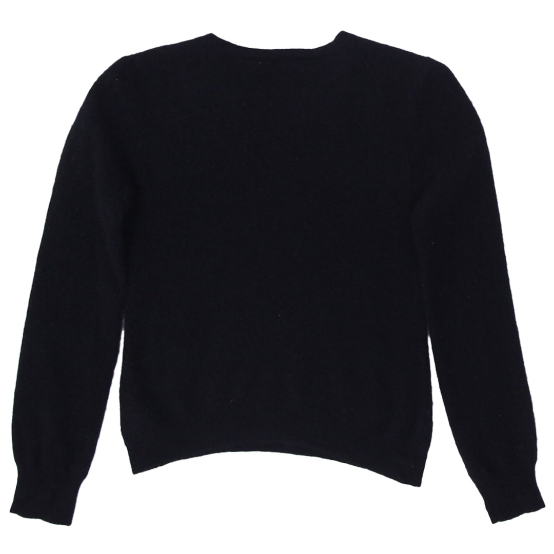 Ladies Lauren Ralph Lauren 100% Cashmere Black Sweater