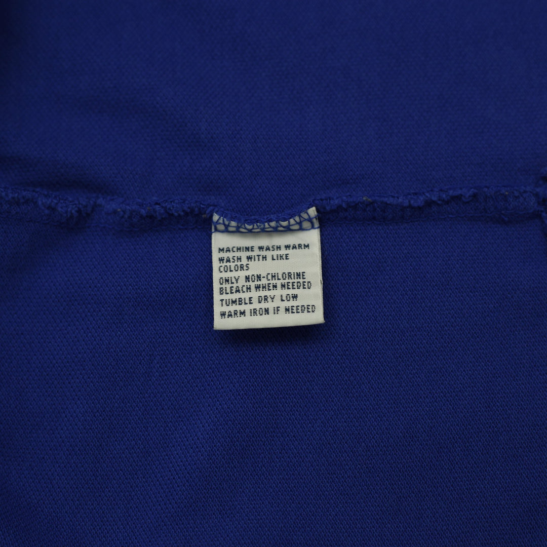 Mens Polo Ralph Lauren Long Sleeve Polo T-Shirt Blue Cotton Casual Size L