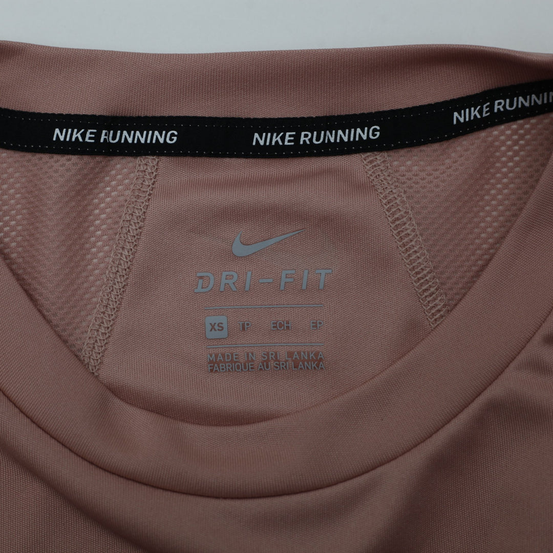 Ladies Nike Dri-FIT Running Breathable  T-Shirt Size XS