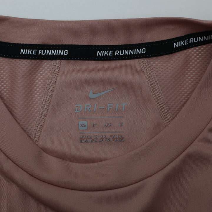 Ladies Nike Dri-FIT Running Breathable  T-Shirt Size XS