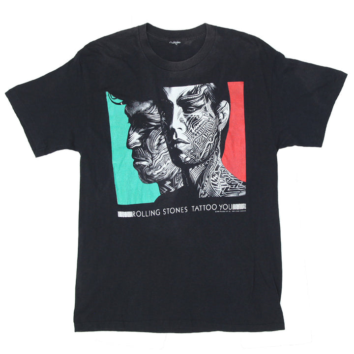 1989 Vintage Rolling Stones Tattoo You T-Shirt Single Stitch