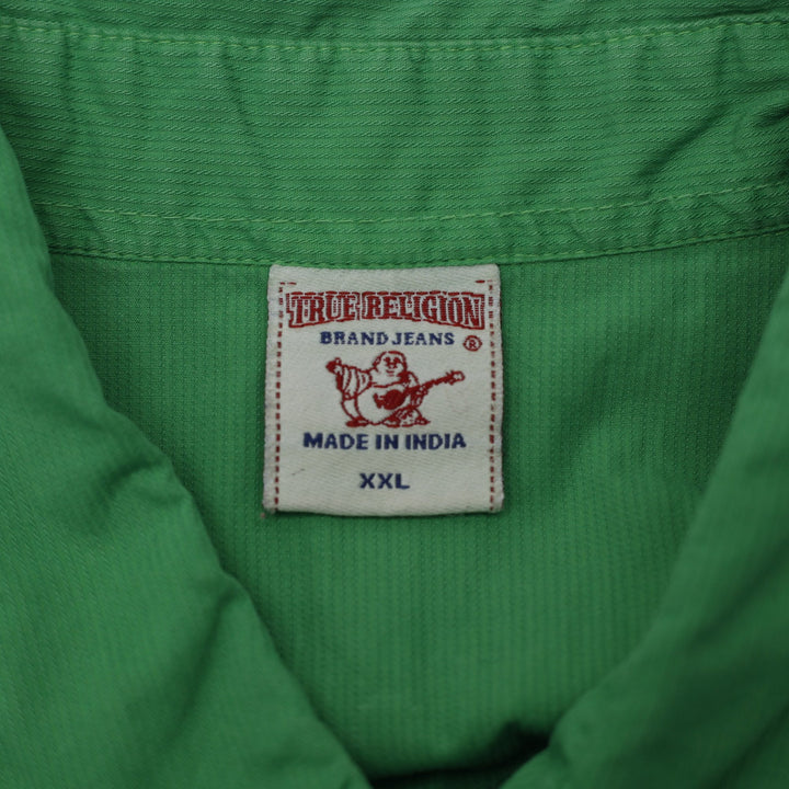 True Religion Casual Short Sleeve Shirt Size XXL | Migration_Shirts SW COLLECTION - Back View | Fashion Rerun