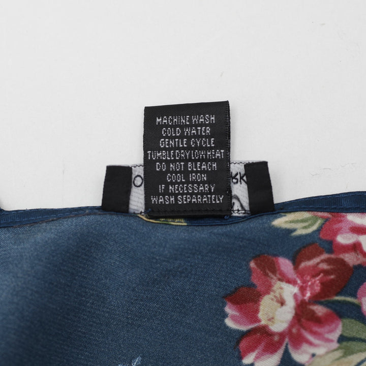 Y2K Ladies Jones New York Floral Satin Maxi Slip Dress Size L