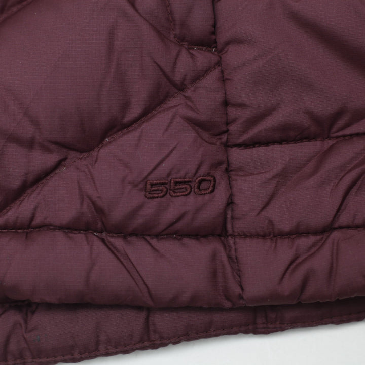 Ladies The North Face 550 Down Vest Chevron Puffer Size XS