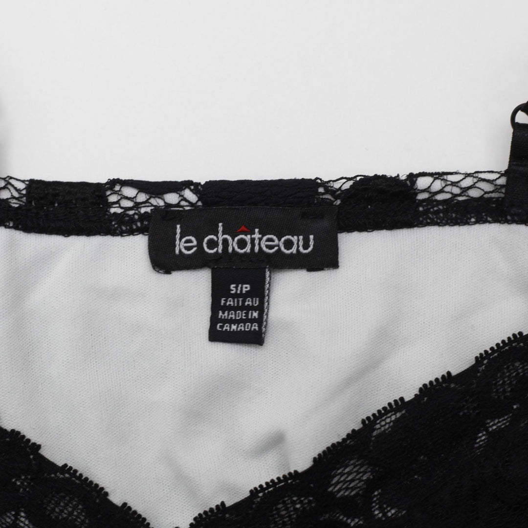 Y2K Ladies Le Chateau Camisole Lace Floral Top Size S | Migration_Y2K Tops - Back View | Fashion Rerun