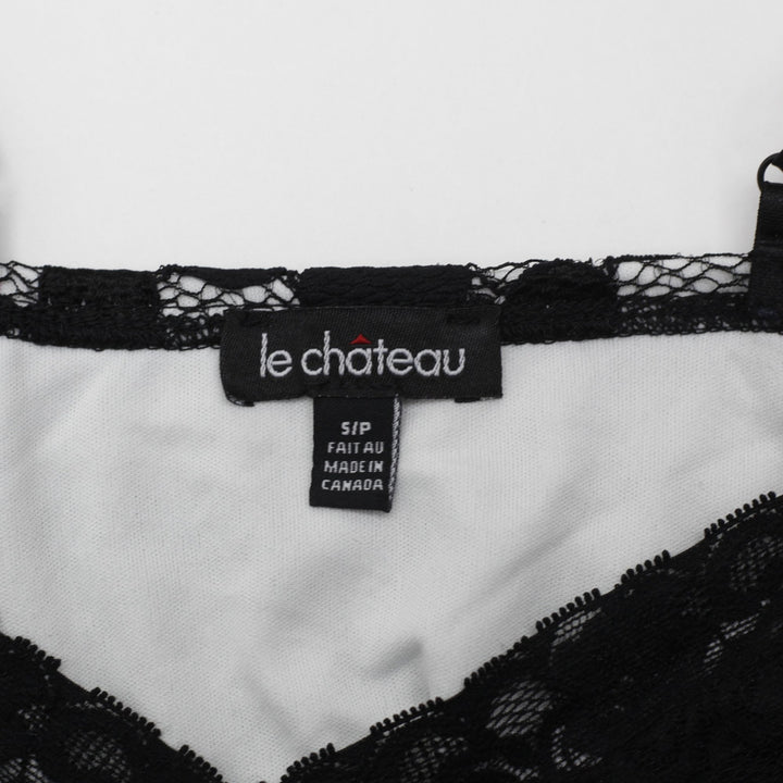 Y2K Ladies Le Chateau Camisole Lace Floral Top Size S | Migration_Y2K Tops - Back View | Fashion Rerun