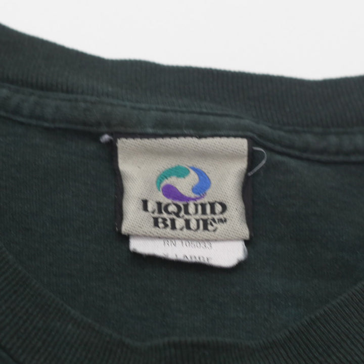 2003 Vintage AC DC Highway To Hell Tie Dye T-Shirt Made in USA Liquid Blue XL - Fashion Rerun Vintage Migration_T-Shirt