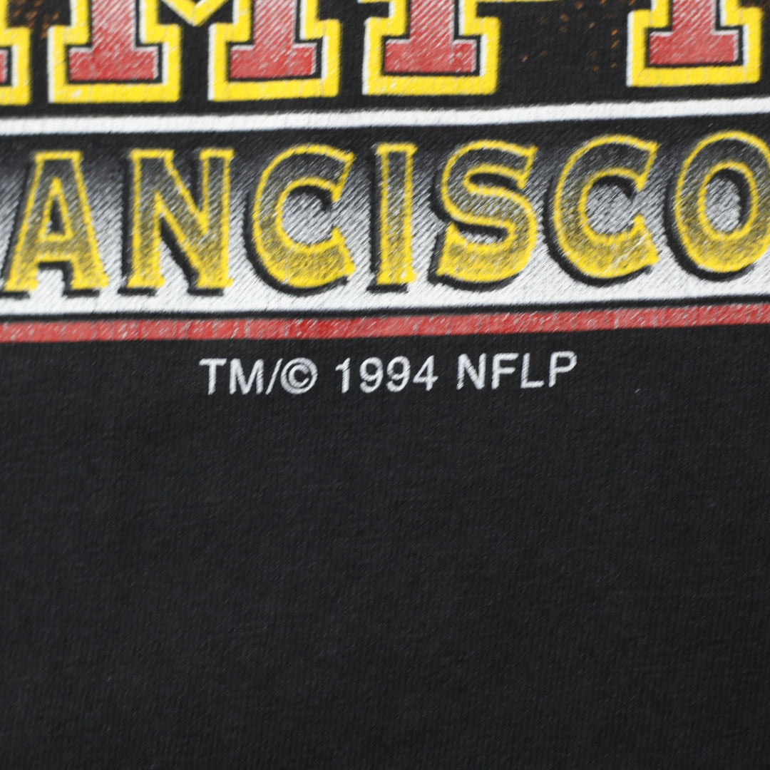 Vintage 1994 San Francisco 49ers NFL Super Bowl XXIX Champions T-Shirt Made In USA Size | Migration_T-Shirts | Fashion Rerun