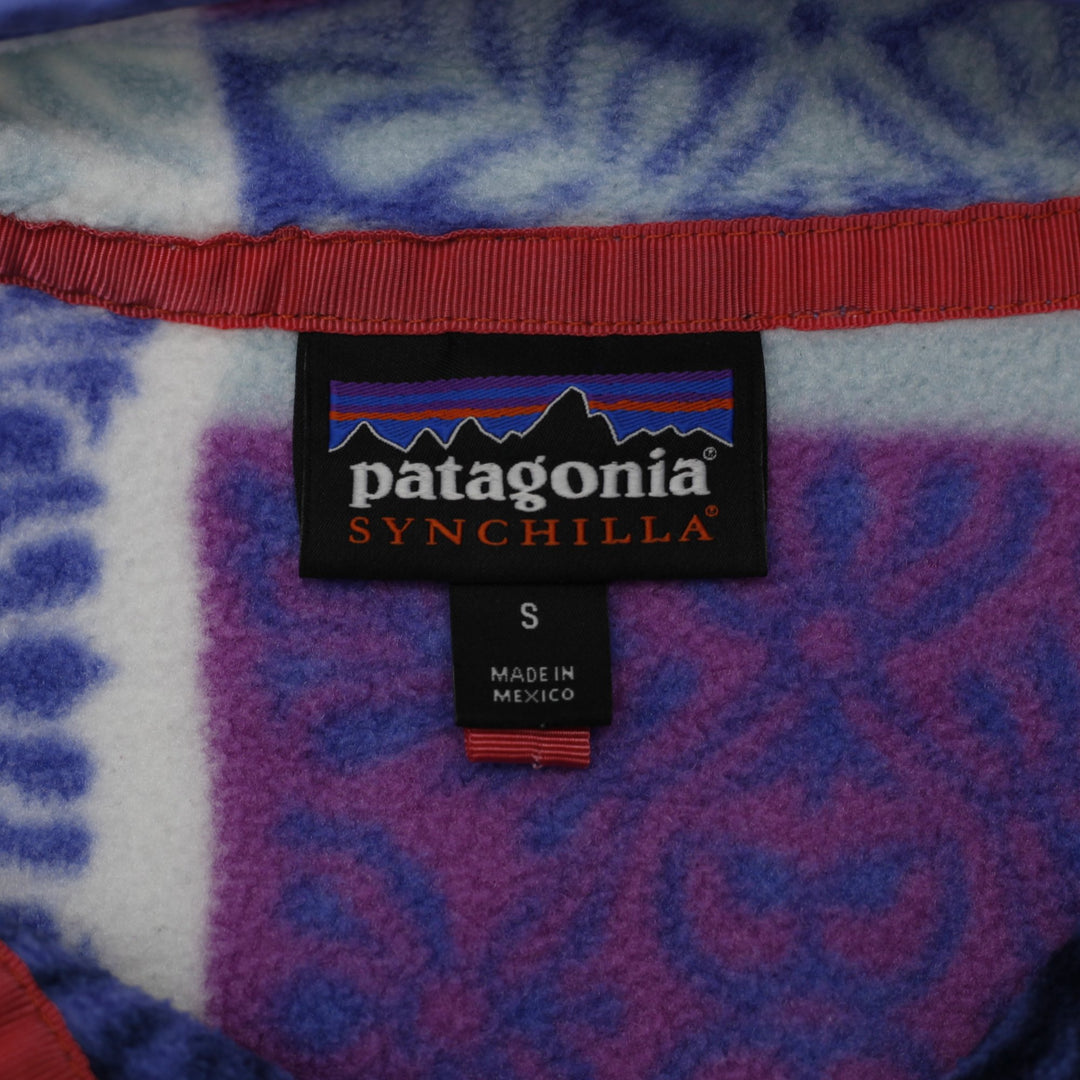 Ladies Patagonia Lightweight Synchilla Snap-T Fleece Pullover Size S