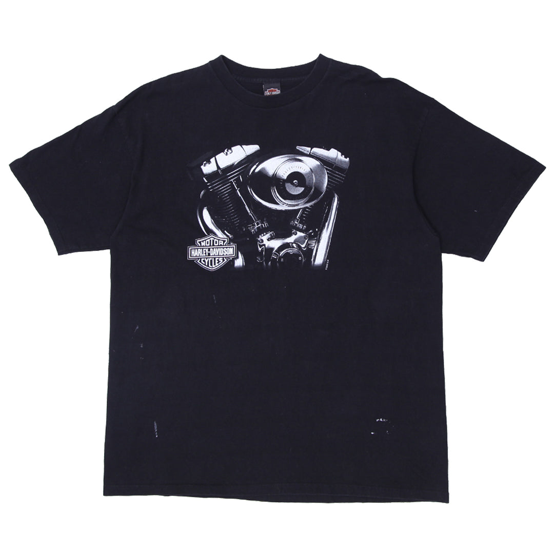 2000 Vintage Harley Davidson Trev Deeley Motorcycles T-Shirt Black XXL - Fashion Rerun Vintage Migration_T-Shirt