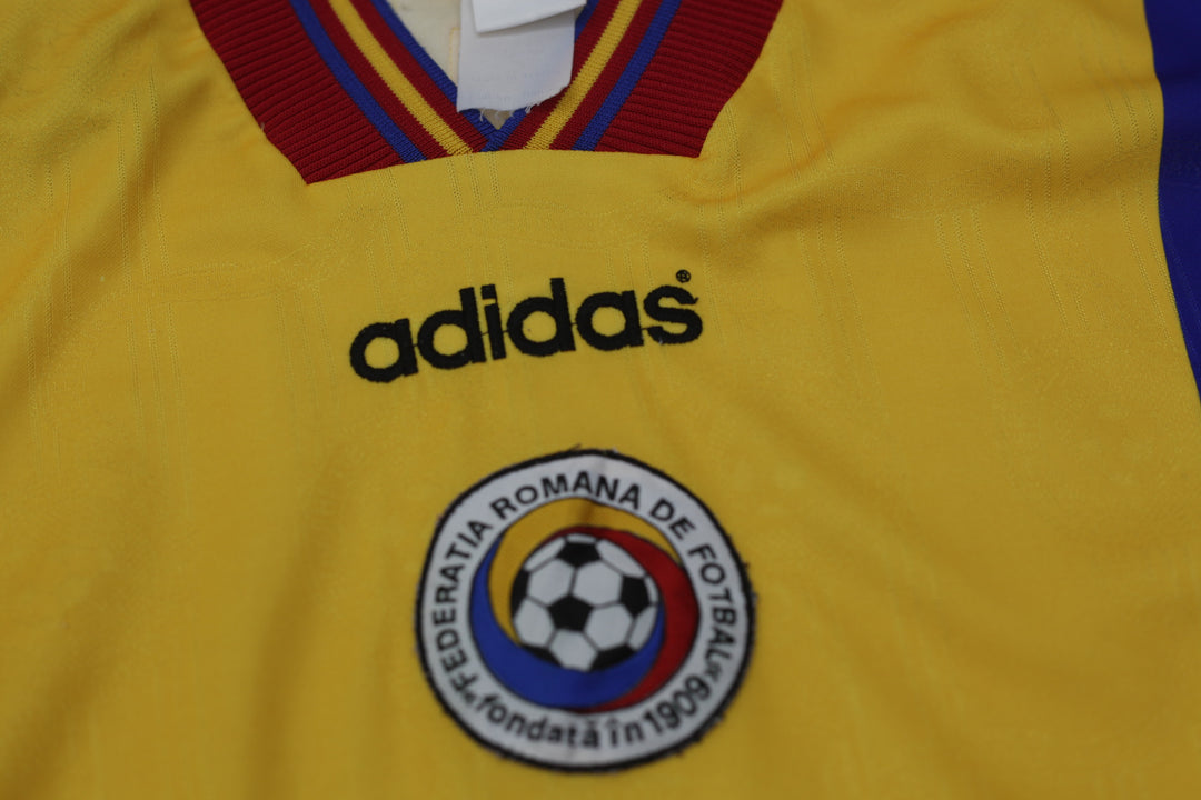 1996-1998 Vintage Adidas Federatia Romana De Fotbal Jersey - Fashion Rerun Vintage Migration_Jersey