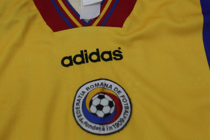 1996-1998 Vintage Adidas Federatia Romana De Fotbal Jersey - Fashion Rerun Vintage Migration_Jersey