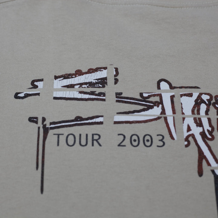 Vintage 2003 AAA Staind Concert Tour Band T-Shirt =Made in USA Size XL