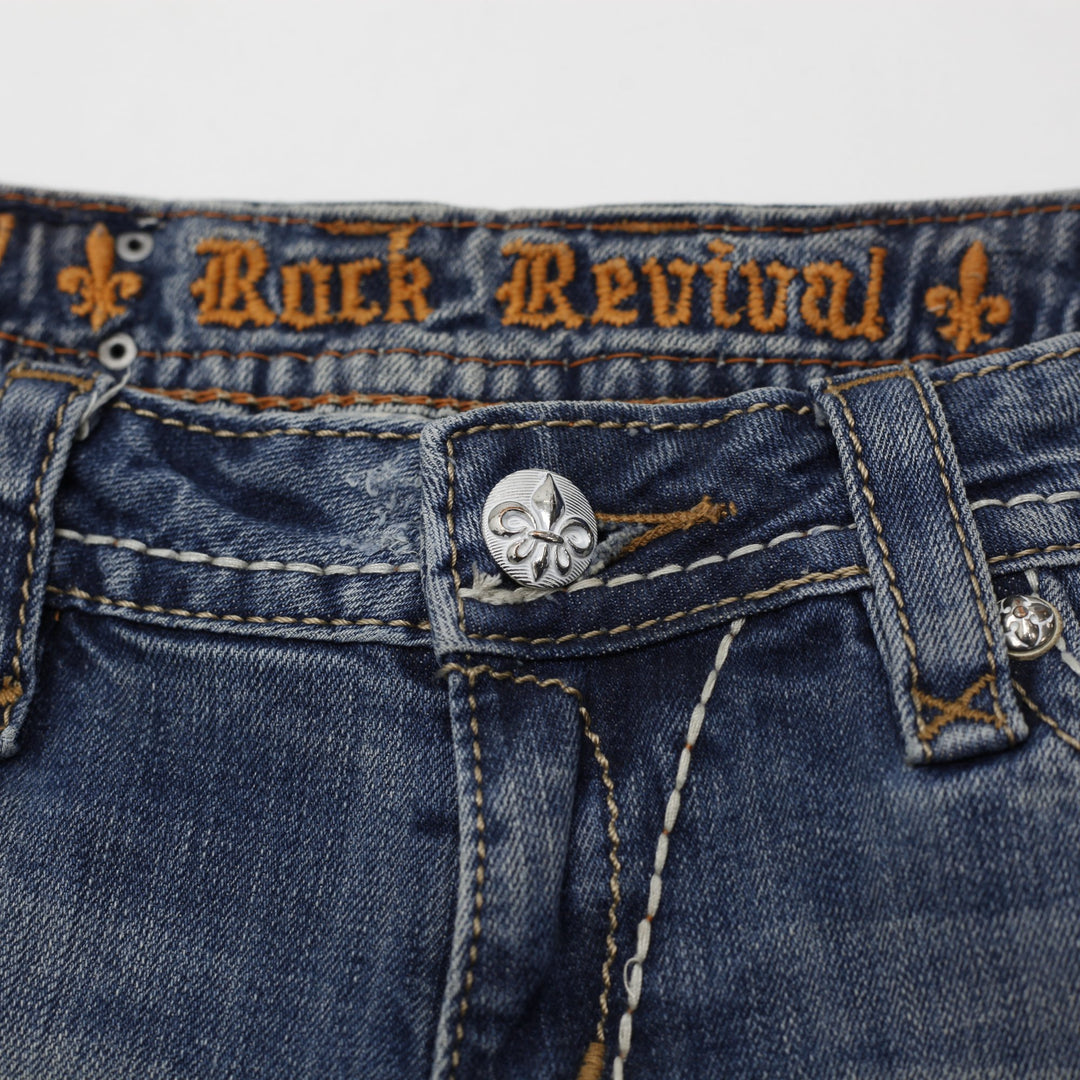 Y2K Ladies Rock Revival "Blair B" Embellished Bootcut Jeans – Premium Stretch