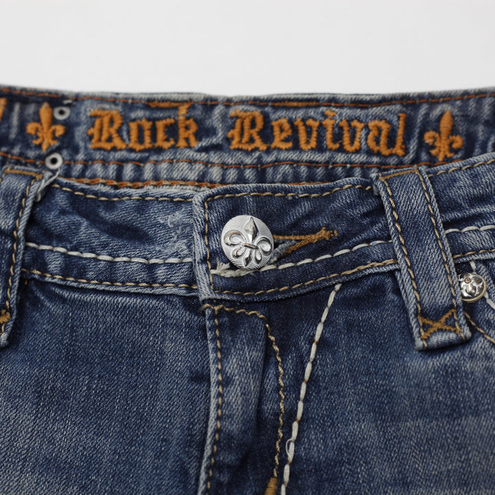Y2K Ladies Rock Revival "Blair B" Embellished Bootcut Jeans – Premium Stretch