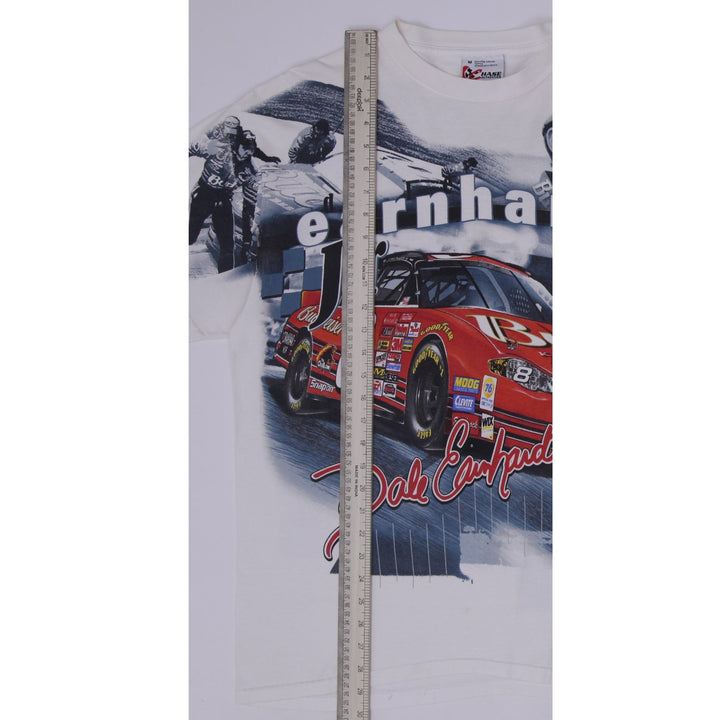 Vintage Dale Earnhardt Jr NASCAR T-Shirt AOP Budweiser #8 Chase Authentics M