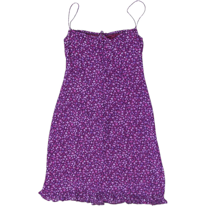 Y2K Ladies Fórmula Joven El Corte Inglés Floral Chiffon Slip Dress