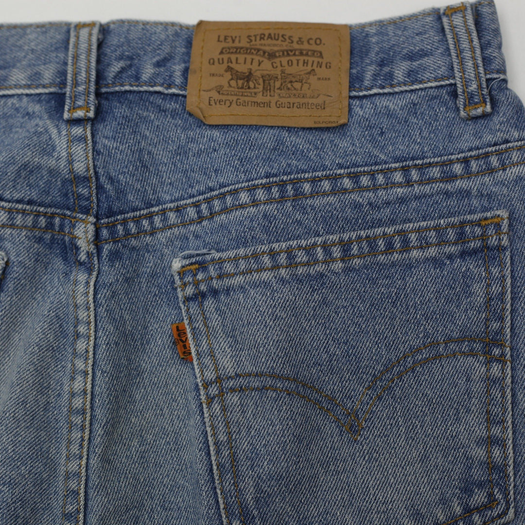 Vintage Mens Levis Blue Jeans Straight Leg Denim