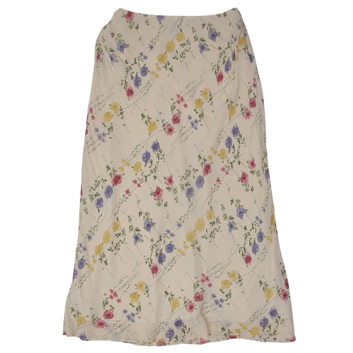 Y2K Ladies Yves Cossette Depeche Mode Floral Long Skirt