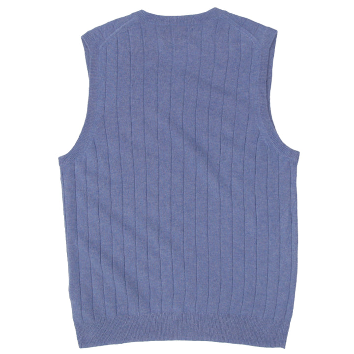 Mens Black Brown 100 % Cashmere Sweater Vest - Fashion Rerun Vintage Migration_Sweaters