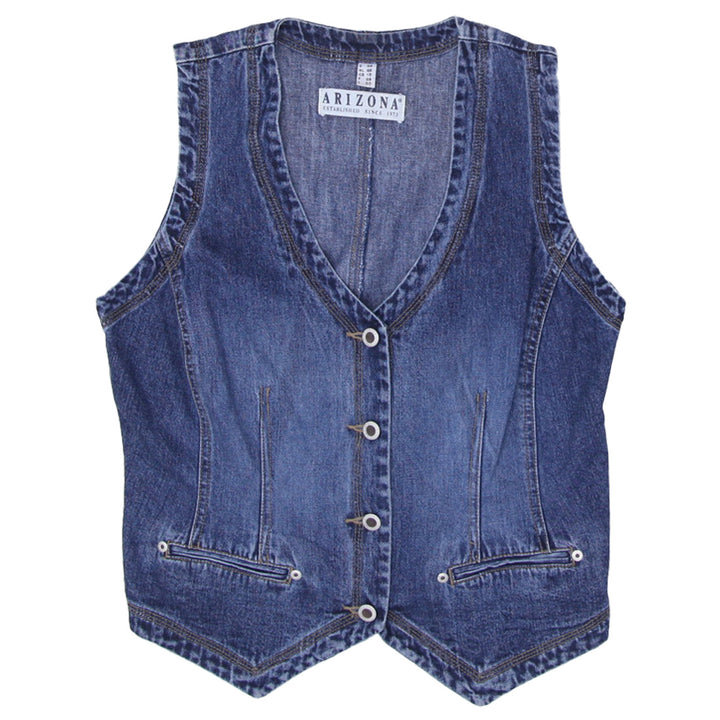 Ladies Arizona Button Down Denim Vest