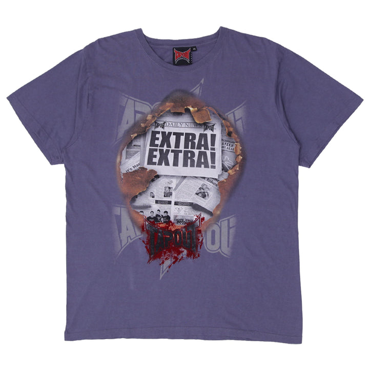 Y2K Mens Tapout Graphic T-Shirt Extra Extra