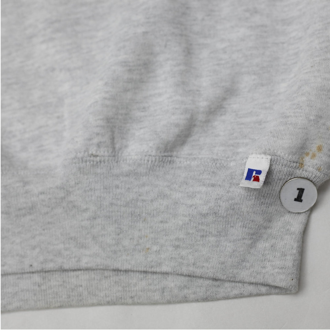 Vintage Mens Russell Athletic Sweatshirt Gray Toronto Blue Jays MLB Graphic | Migration_Sweatshirt - Detail V | Fashion Rerun