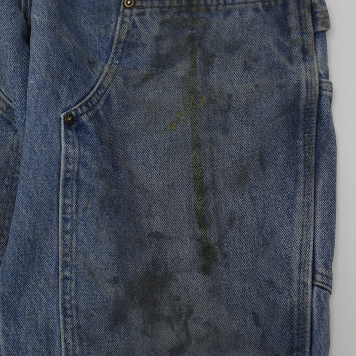 Mens Carhartt  B73-DST Loose Fit Distressed Workwear Denim Jeans Size 32x30
