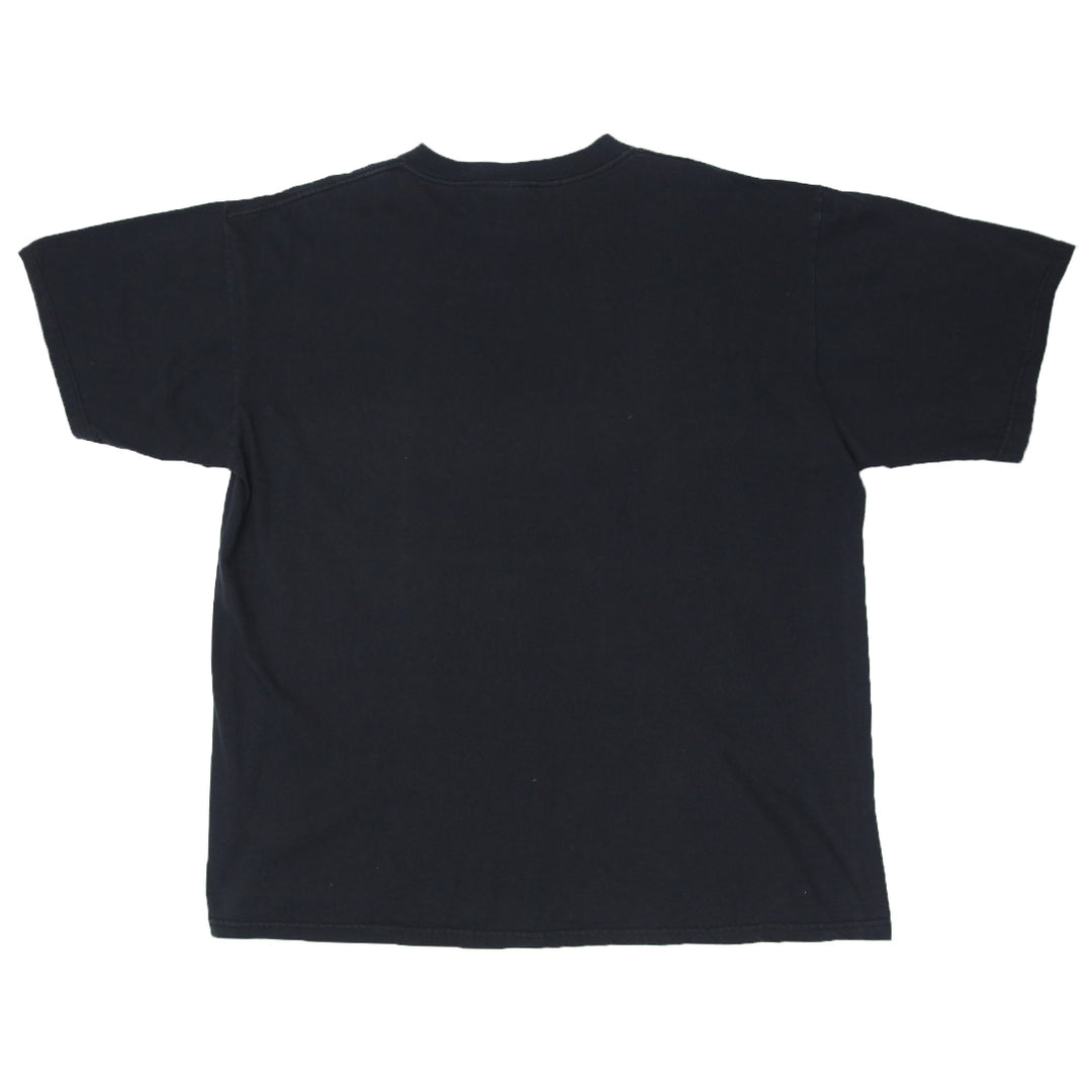 1990 Vintage Harley Davidson Bald Eagle T-Shirt Made In USA Black Nutmeg Mills XL