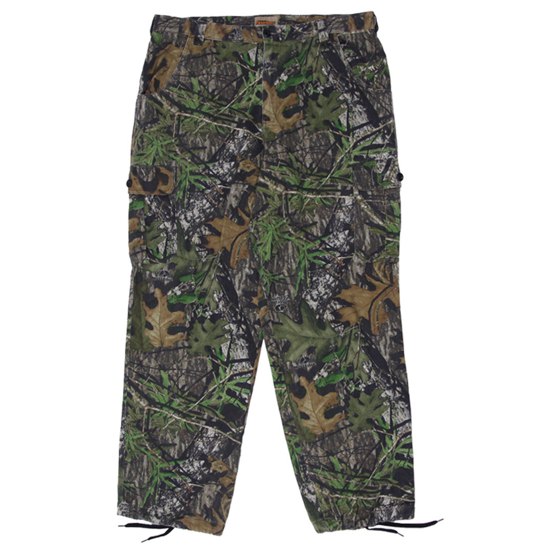 Mens Mossy Oak Field Staff Forest Camo Cargo Pants - Fashion Rerun Vintage Migration_Pants