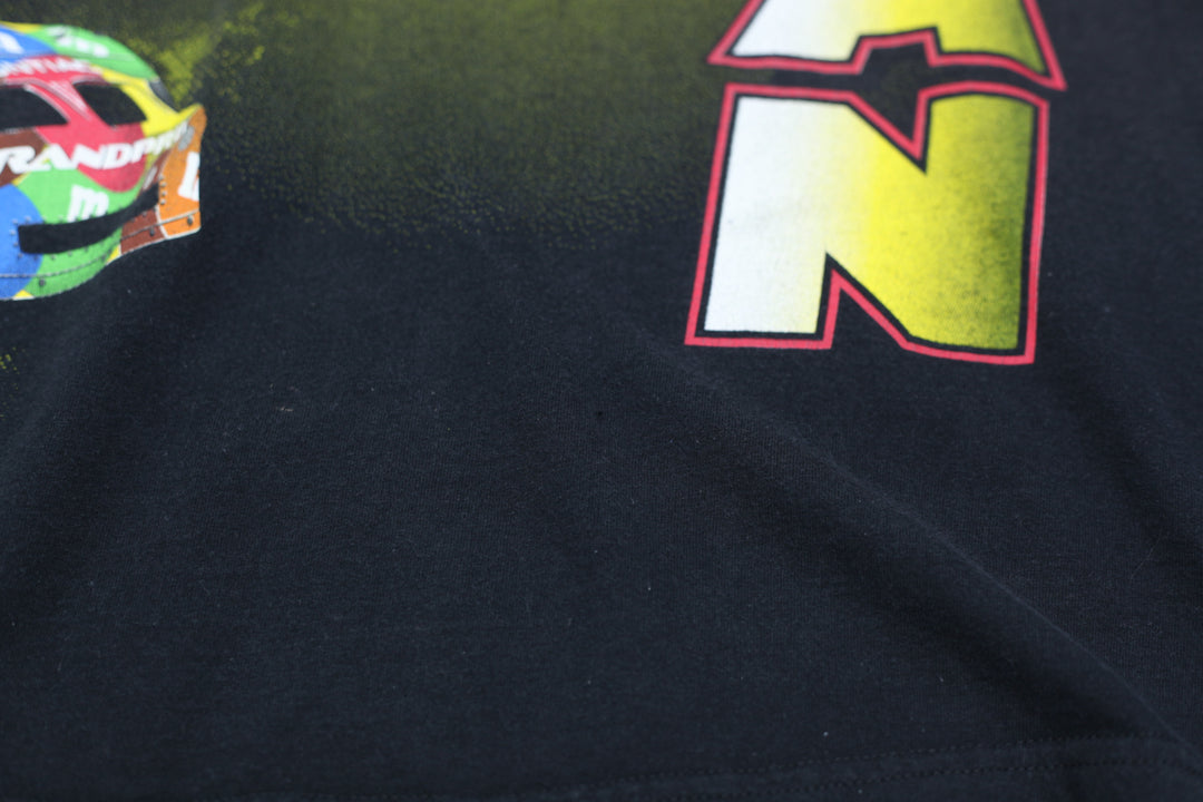 1999 Vintage Ernie Irvan M&M's Racing Team Black Checkered Flag XL