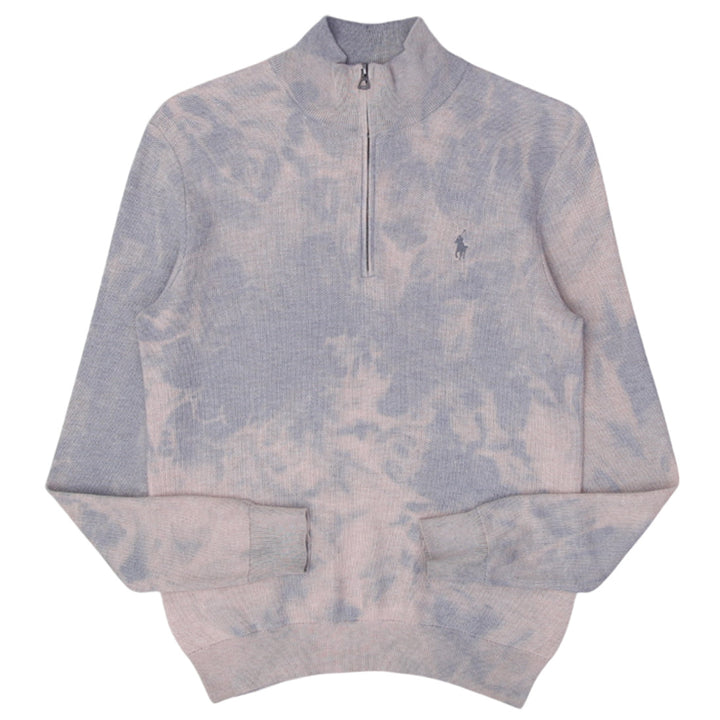Mens Polo Ralph Lauren Pima Cotton Quarter Zip Sweater
