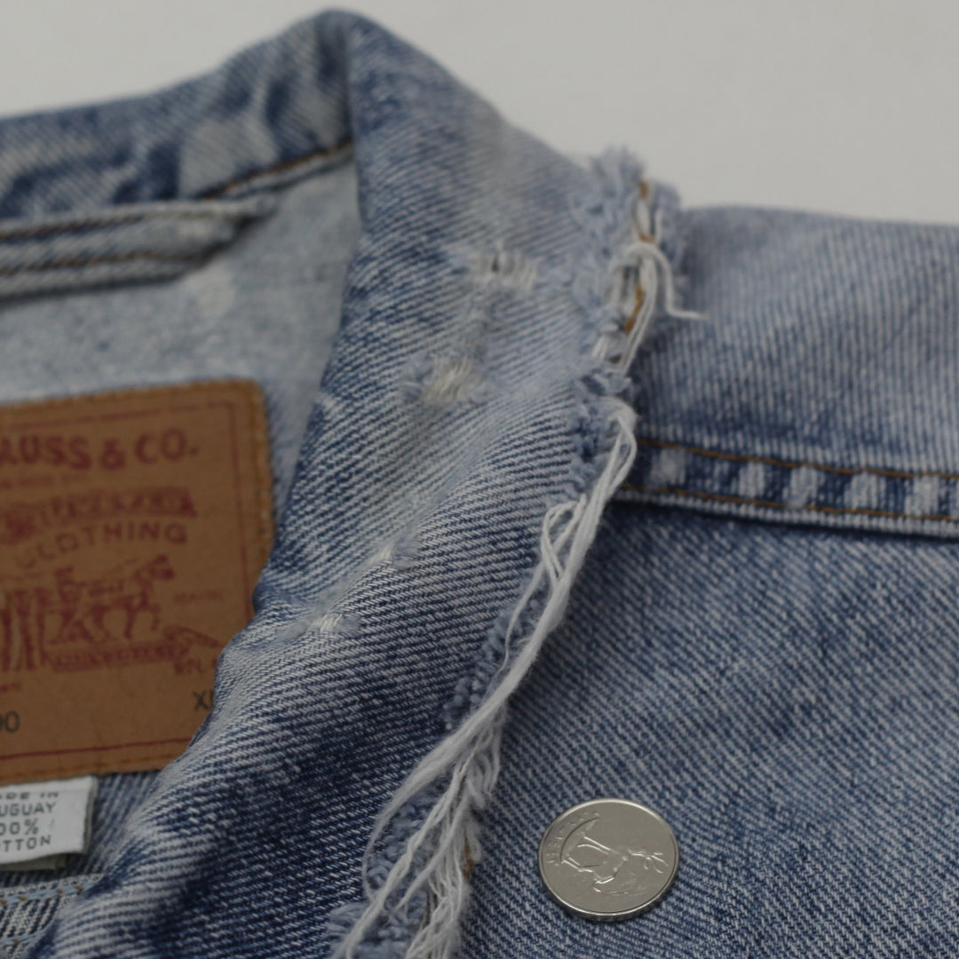 Vintage Levi Strauss 70507-4890 Denim Jacket Distressed - Fashion Rerun Vintage Migration_Jacket