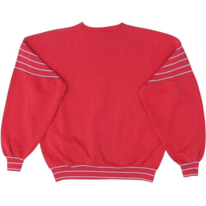 Vintage Nutmeg 1990s Red NFL San Francisco 49ers Crewneck Sweatshirt Made In USA M
