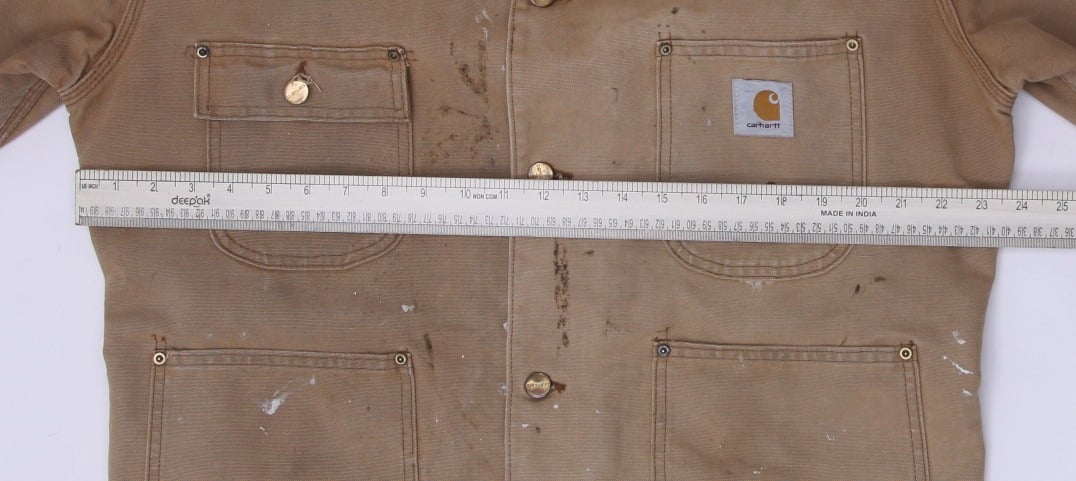 Vintage Carhartt Duck Blanket Lined Chore Coat Brown Canvas Workwear Jacket L | Migration_Jackets - View 7 | Fashion Rerun