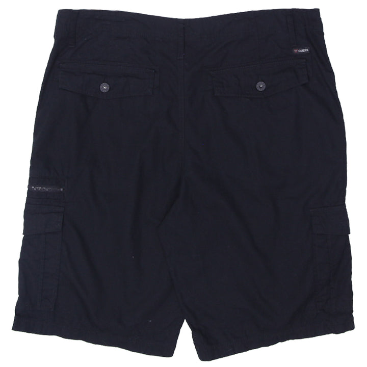 Mens Guess Black Cargo Shorts