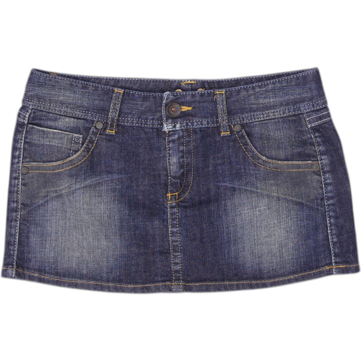 Y2K Ladies United Colors of Benetton Mini Style Denim Skirt Size S | Migration_Skirts | Fashion Rerun